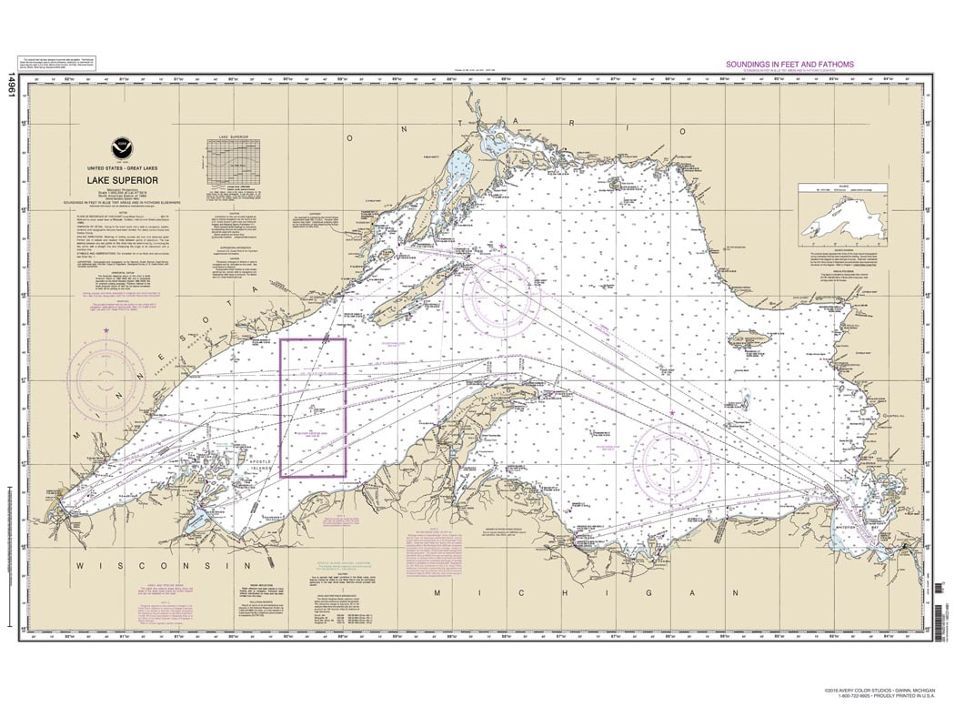 Apostle Islands Nautical Chart